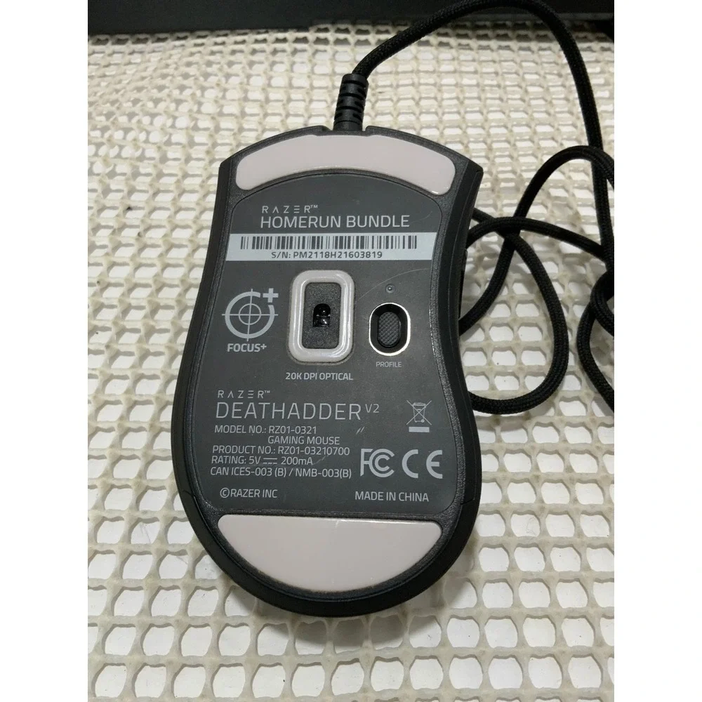 Razer Ornata V2 Gaming Keyboard and DeathAdder V2 Gaming Mouse Black EUC‎